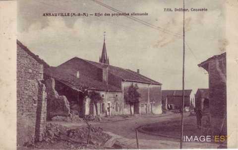 Maisons détruites (Ansauville)
